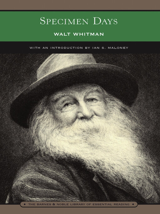 Title details for Specimen Days (Barnes & Noble Library of Essential Reading) by Walt Whitman - Available